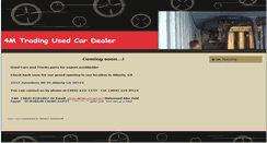 Desktop Screenshot of 4mtrading.net